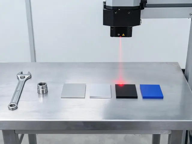 Metal tools and parts laser marking
