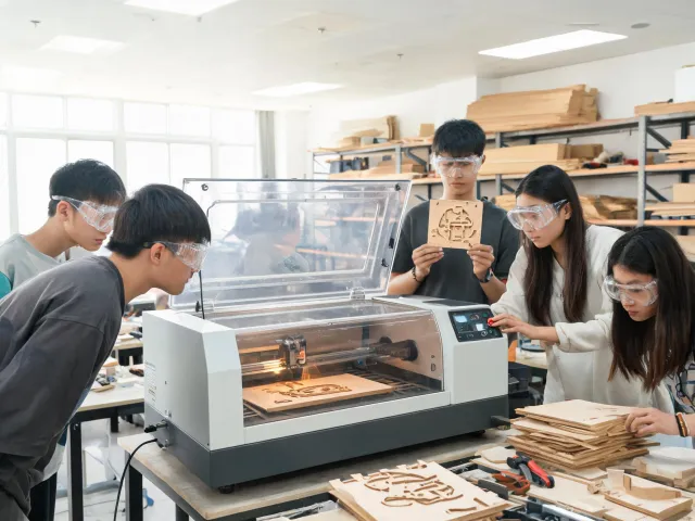 Education laser fabrication lab