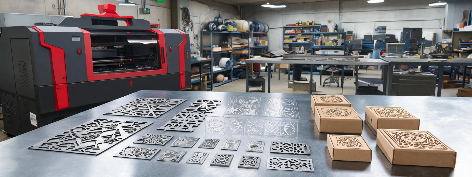 Laser equipment serving multiple shop applications
