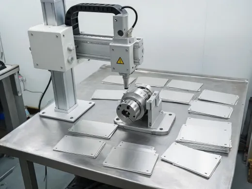 Fiber marking fixture setup